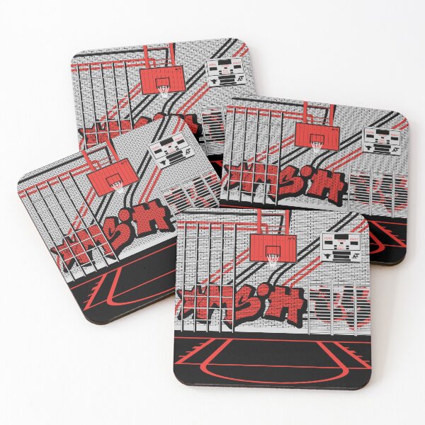 Item preview, Hoop in the gym red street art designed and sold by mshclothingco.