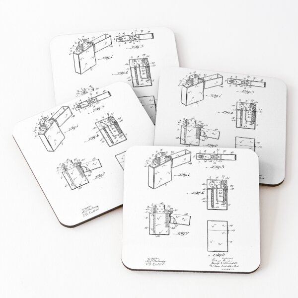Item preview, Zippo Lighter Patent Drawing Circa 1936 designed and sold by Designs by Kool Kat.