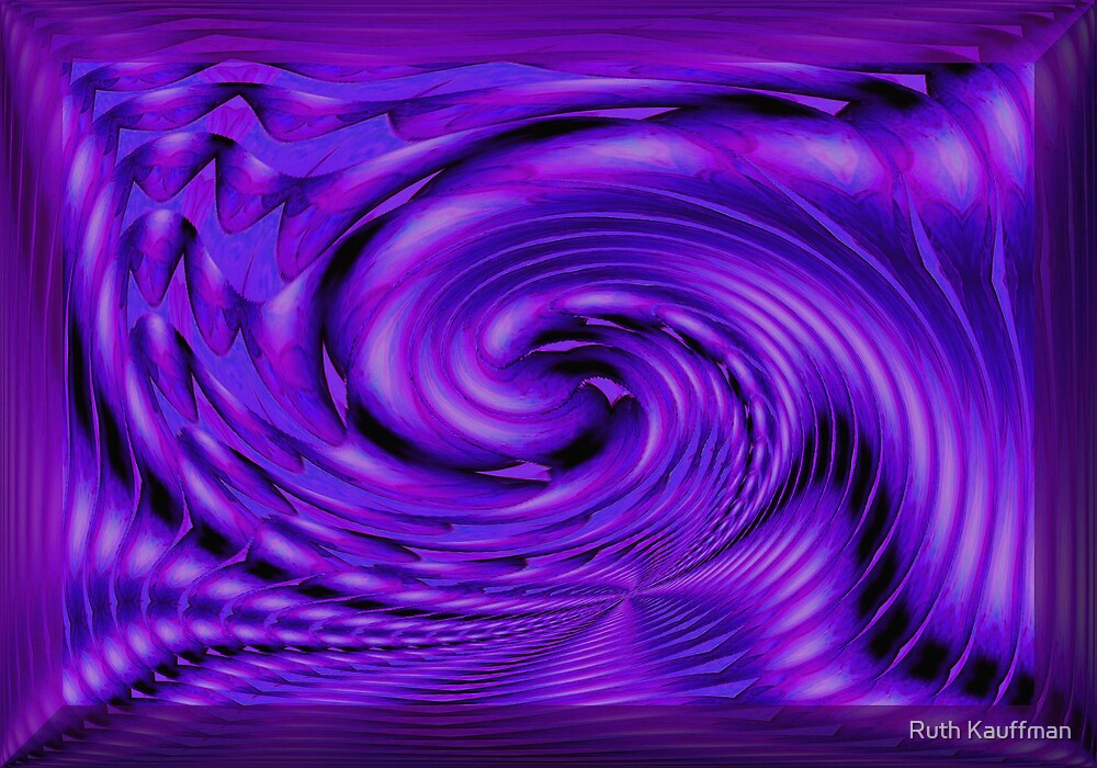  PURPLE WAVE by Ruth Kauffman Redbubble