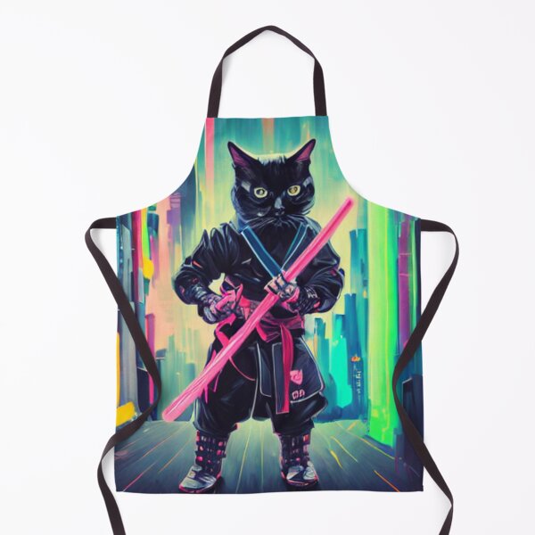Item preview, Kitty Kicks - Sensei Cat - Feline Fighter designed and sold by WBP Mart.