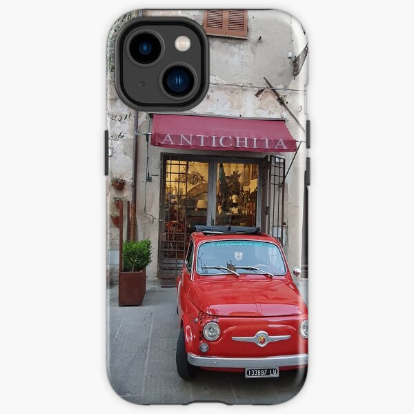 Red Cinquecento in Italy iPhone Tough Case