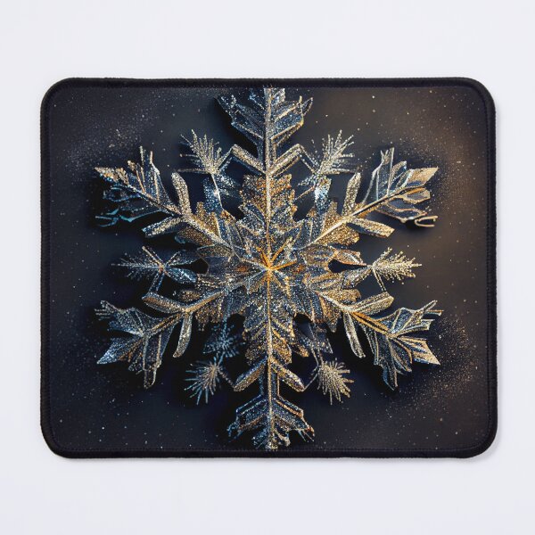Item preview, Glittering Grit A Snowflakes Synonym Digital Painting designed and sold by CodeAndColors.