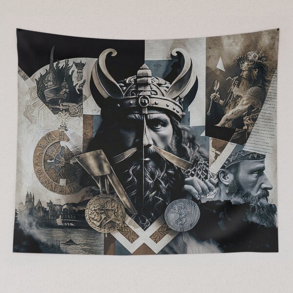 Item preview, Viking Tribe Collage designed and sold by Odd World.