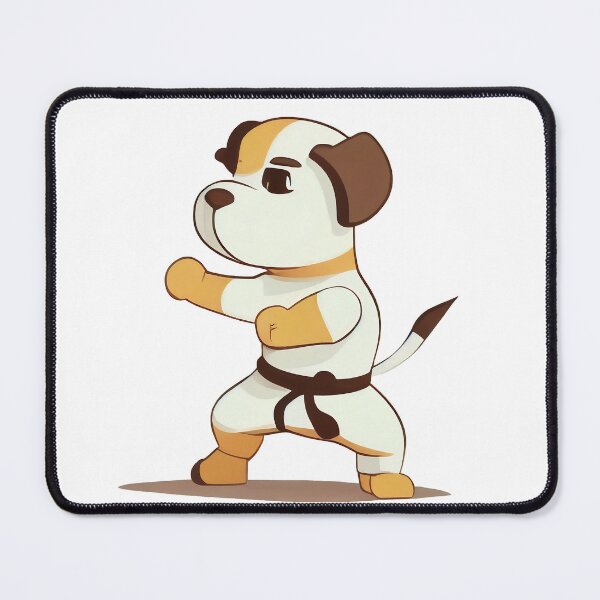 Item preview, cute karate dog designed and sold by lightjourney.