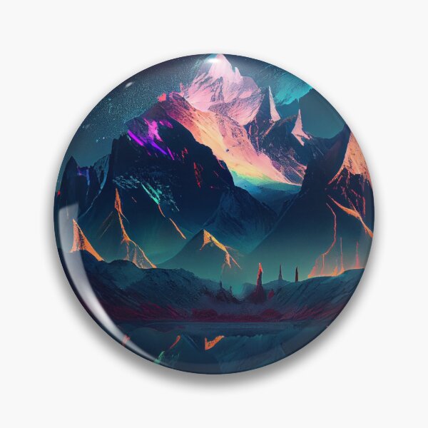 Item preview, Vivid Mountain Vista  designed and sold by mcmtdesigns.
