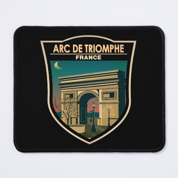 Item preview, Arc de Triomphe France Travel Art Badge designed and sold by KrisSidDesigns.