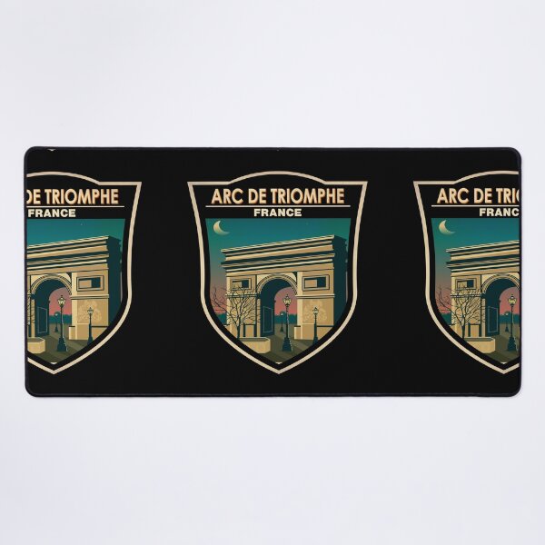 Item preview, Arc de Triomphe France Travel Art Badge designed and sold by KrisSidDesigns.