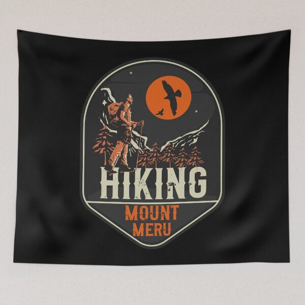 Item preview,  Hiking Mount Meru designed and sold by HomeCoquette.