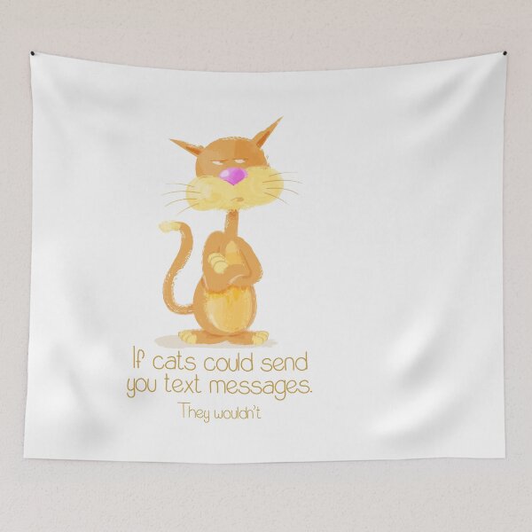 Item preview, If cats could send text messages. designed and sold by urbancrab.