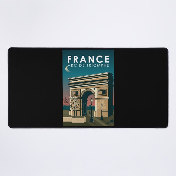 Item preview, Arc de Triomphe France Retro Travel Art Vintage designed and sold by KrisSidDesigns.