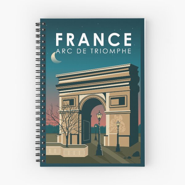 Item preview, Arc de Triomphe France Retro Travel Art Vintage designed and sold by KrisSidDesigns.