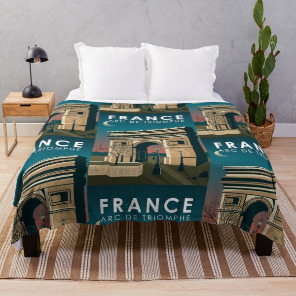 Item preview, Arc de Triomphe France Retro Travel Art Vintage designed and sold by KrisSidDesigns.
