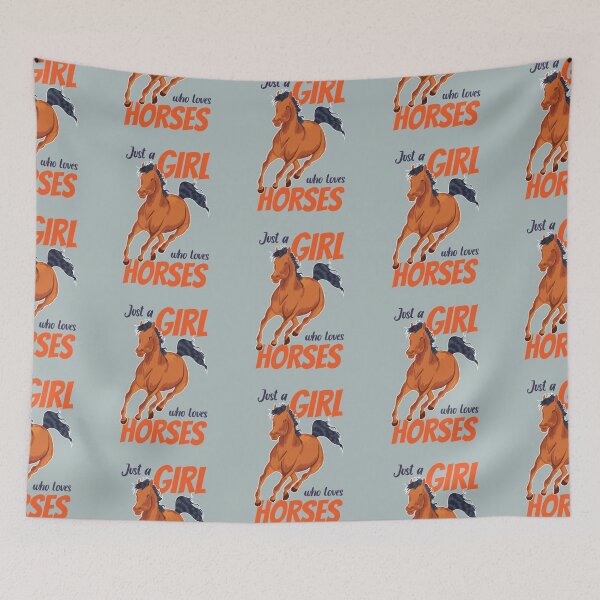 Item preview, just a girl   who loves horses designed and sold by SarabethDevore.