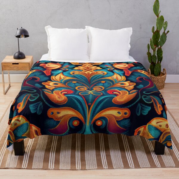 Aperçu de l'œuvre Thick Fine Soft Maximalist Pattern Digital Painting créée et vendue par CodeAndColors.