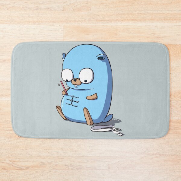 Item preview, golang gopher  go six pack designed and sold by SarabethDevore.