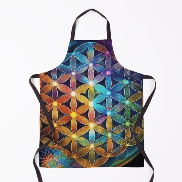 Item preview, Ethereal, Colourful Flower Of Life Sacred Geometry designed and sold by ChaosEmporium.