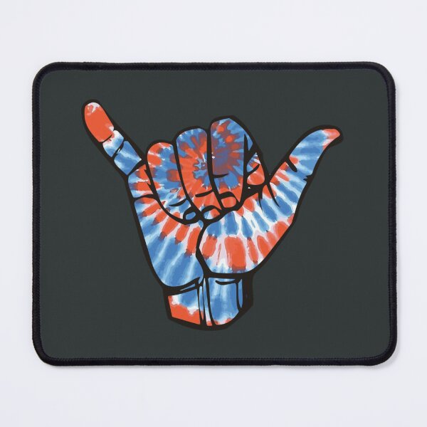 Item preview, orange and blue tie dye shaka designed and sold by SarabethDevore.