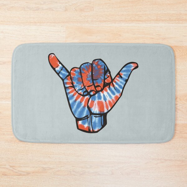 Item preview, orange and  blue tie dye shaka designed and sold by SarabethDevore.
