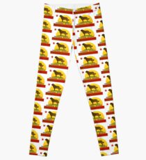 Newfie California Flag Leggings