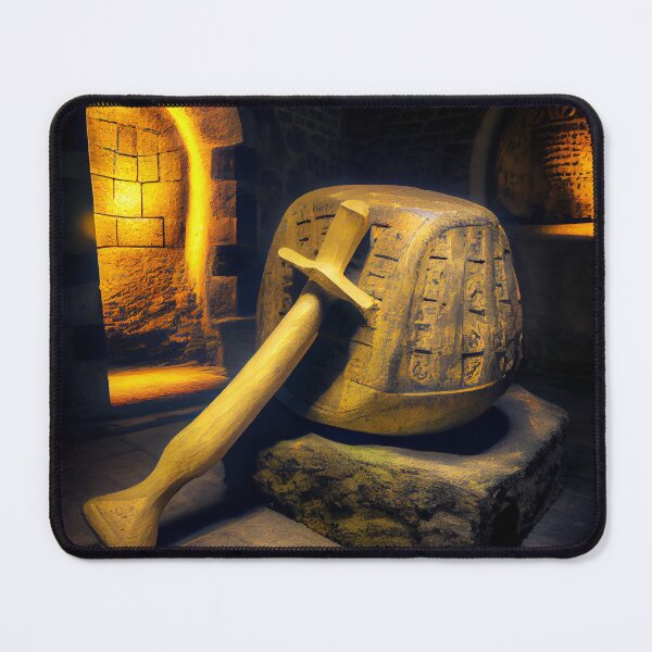 Artikelvorschau, The Mallet in the Gouda Grotto Digital Painting entworfen und verkauft von CodeAndColors.