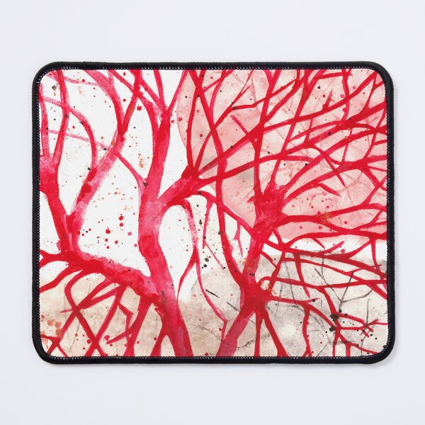 Item preview, Nature and landscapes, magenta landscape. tree designed and sold by anaozzart.