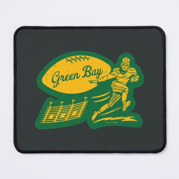 Item preview, vintage football   green bay packers yellow green bay wordmark designed and sold by SarabethDevore.