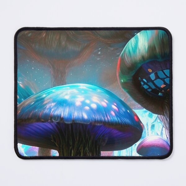Item preview, Glowing fantastic mushrooms designed and sold by rolffimages.