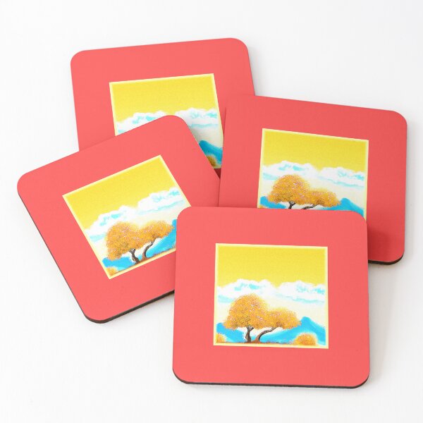 Item preview, "Orange Colored Nature" Cute Painting. Buy Now designed and sold by Health And Fitness Posts e-Store.