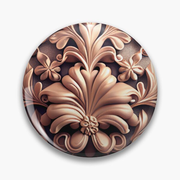 Artikelvorschau, Clay Delicate Baroque Industrial Pattern Digital Painting entworfen und verkauft von CodeAndColors.