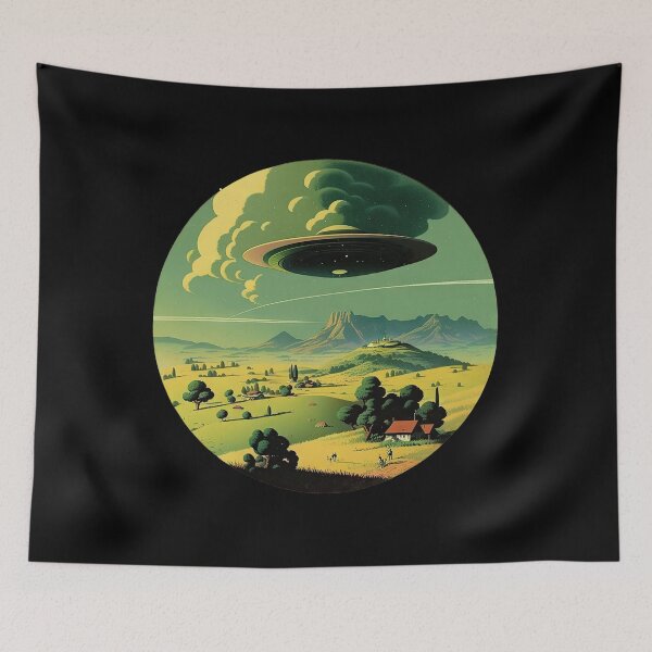 Item preview, Unique alien invasion theme designed and sold by francodelgrando.