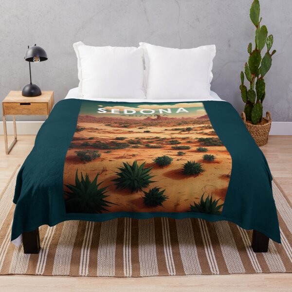 Item preview, Sedona Arizona Retro Travel Art Vintage designed and sold by KrisSidDesigns.