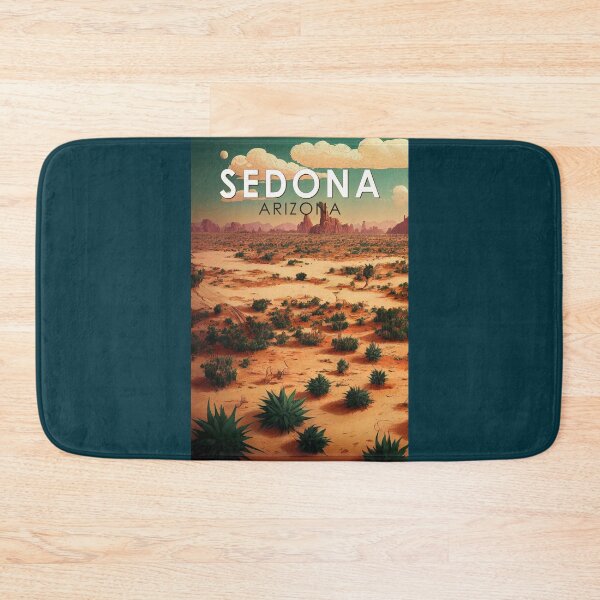 Item preview, Sedona Arizona Retro Travel Art Vintage designed and sold by KrisSidDesigns.