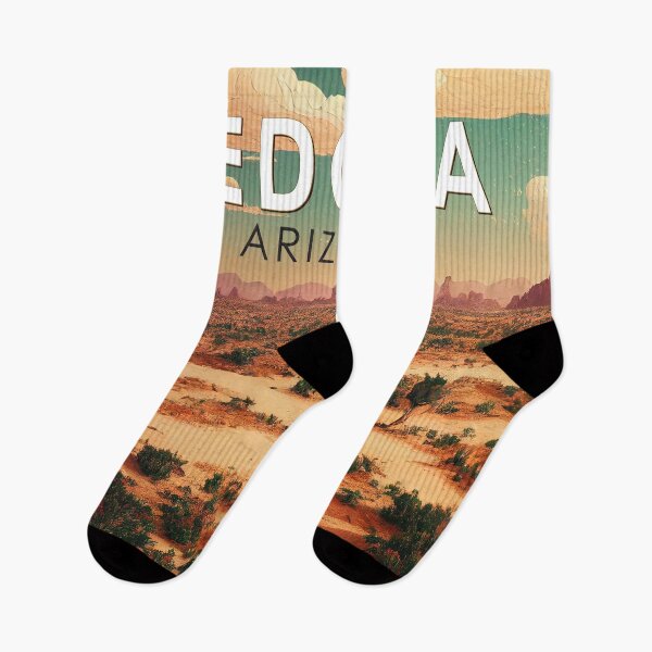 Item preview, Sedona Arizona Retro Travel Art Vintage designed and sold by KrisSidDesigns.