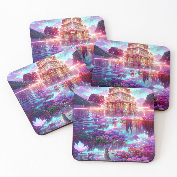 Item preview, Temple in a river designed and sold by Inakart.