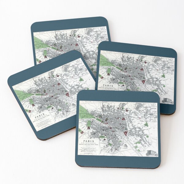 Item preview, Map of Paris at the Outbreak of the French Revolution, 1789 designed and sold by historicimage.