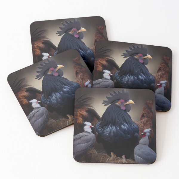 Item preview, The Majestic Flock and Feathered Friend Digital Painting designed and sold by CodeAndColors.