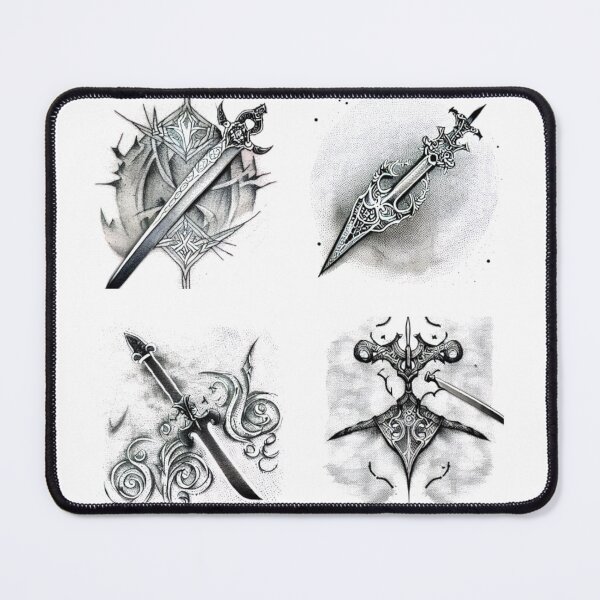 Item preview, swing your Sword Tattoo Design designed and sold by bestoftrendy.