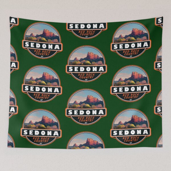 Item preview, Sedona Arizona Watercolor Emblem designed and sold by KrisSidDesigns.