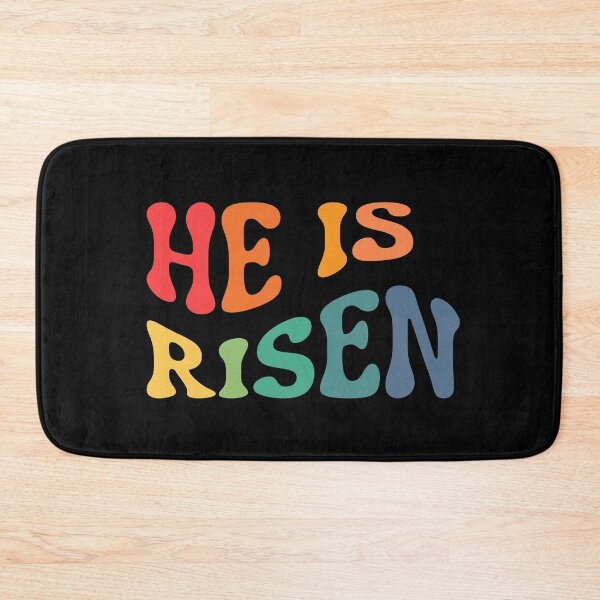 Item preview, He Is Risen, Easter, Minimalist, Retro, Colorful Easter Wishes designed and sold by ImaginedCo.
