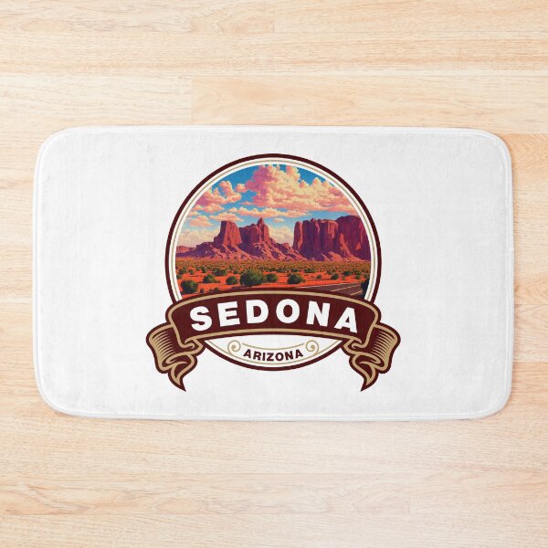 Item preview, Sedona Arizona Colorful Travel Badge designed and sold by KrisSidDesigns.