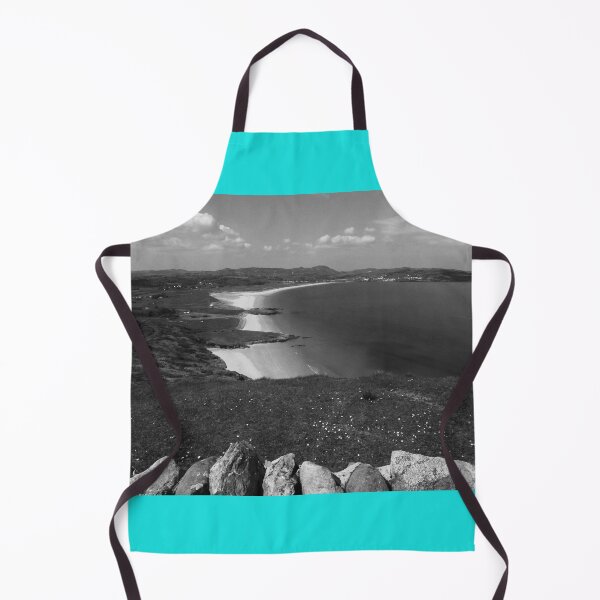 Item preview, Ballymastocker beautiful beach Portsalon black and white designed and sold by eddiebarronshop.