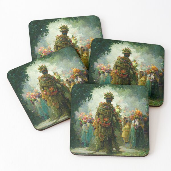 Item preview, Beltane Celebration Painting - Pagan Wiccan Witchy Art designed and sold by ThriceRound.