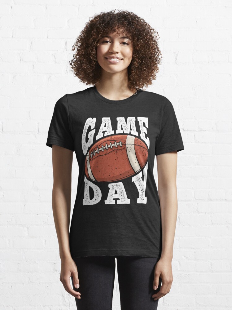 Game Day Vintage American Football Game Sports Lover  Essential T-Shirt  for Sale by Soukaina nagachy