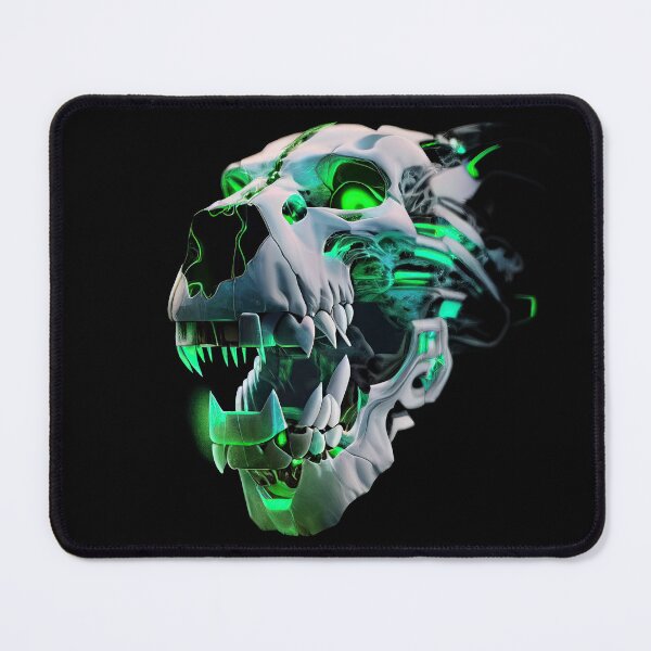 Item preview, Evil dark tiger skull designed and sold by folskullyz.