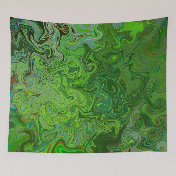 Item preview, Green swirls designed and sold by mia-alice85.