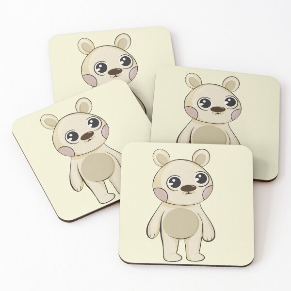 Item preview, small toy bear with big eyes designed and sold by Kroshkacahes.