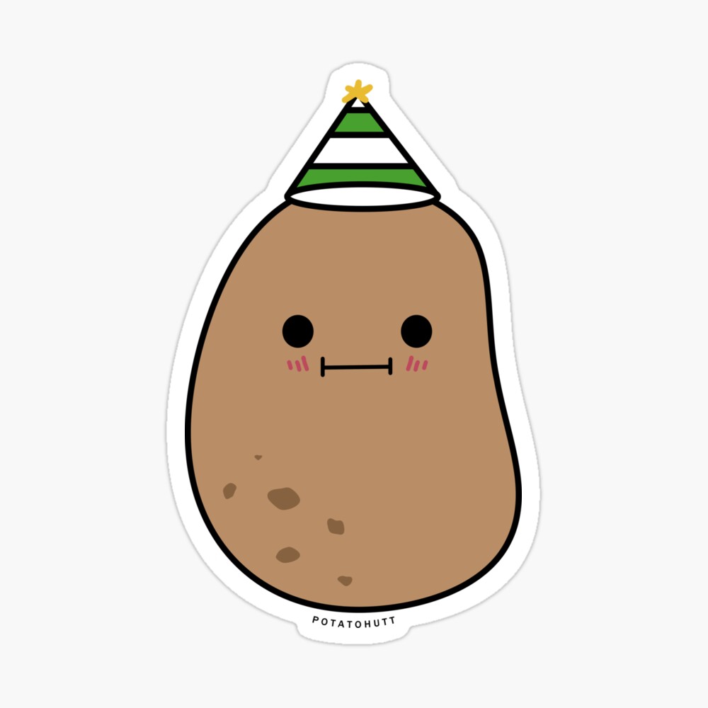 kawaii chibi cute potato | Poster