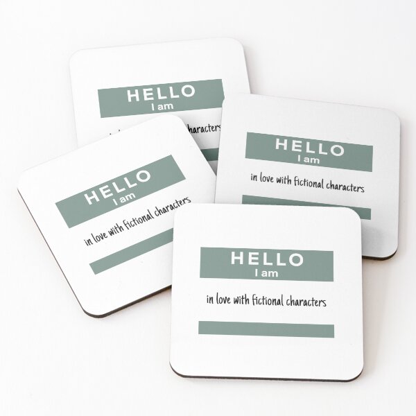 Item preview, In Love With Fictional Characters designed and sold by TeakettleBooks.