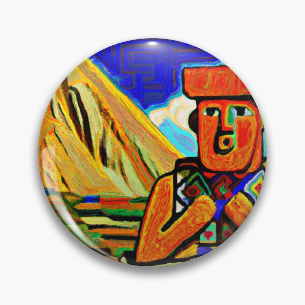 Item preview, An Inca Man style of Van Gogh designed and sold by levrek.