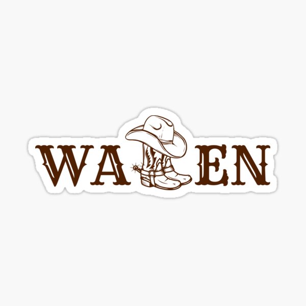 Vista previa del artículo con la obra «Wallen Western, Retro Wallen Western, Vintage Wallen, Sudor de chica vaquera, Música country, Wallen Country | Merch musical - regalos - ropa vintage - Dangerous», diseñado y vendido por UranusStickers.